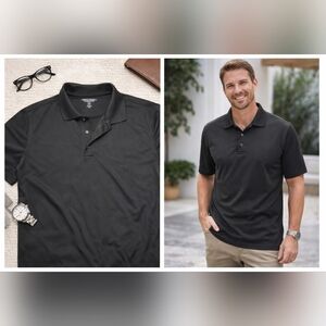 Pebble Beach Charcoal Polo Shirt